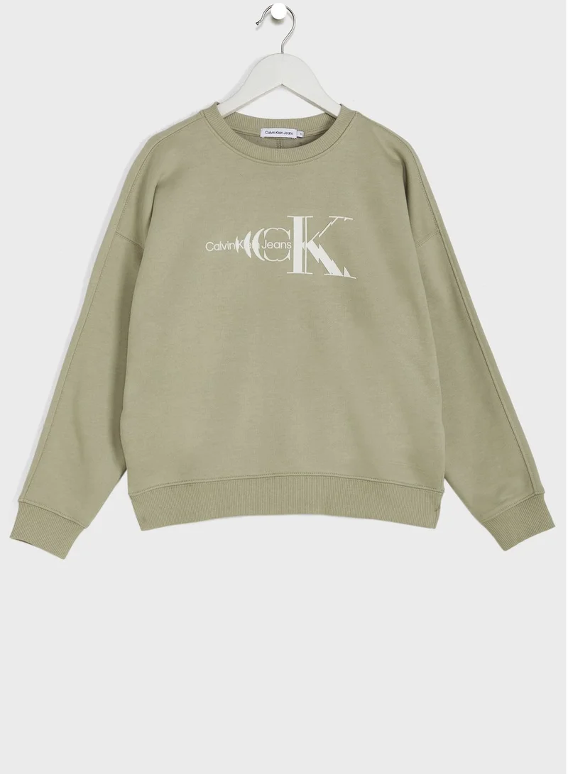Calvin Klein Jeans Youth Monogram Sweatshirt