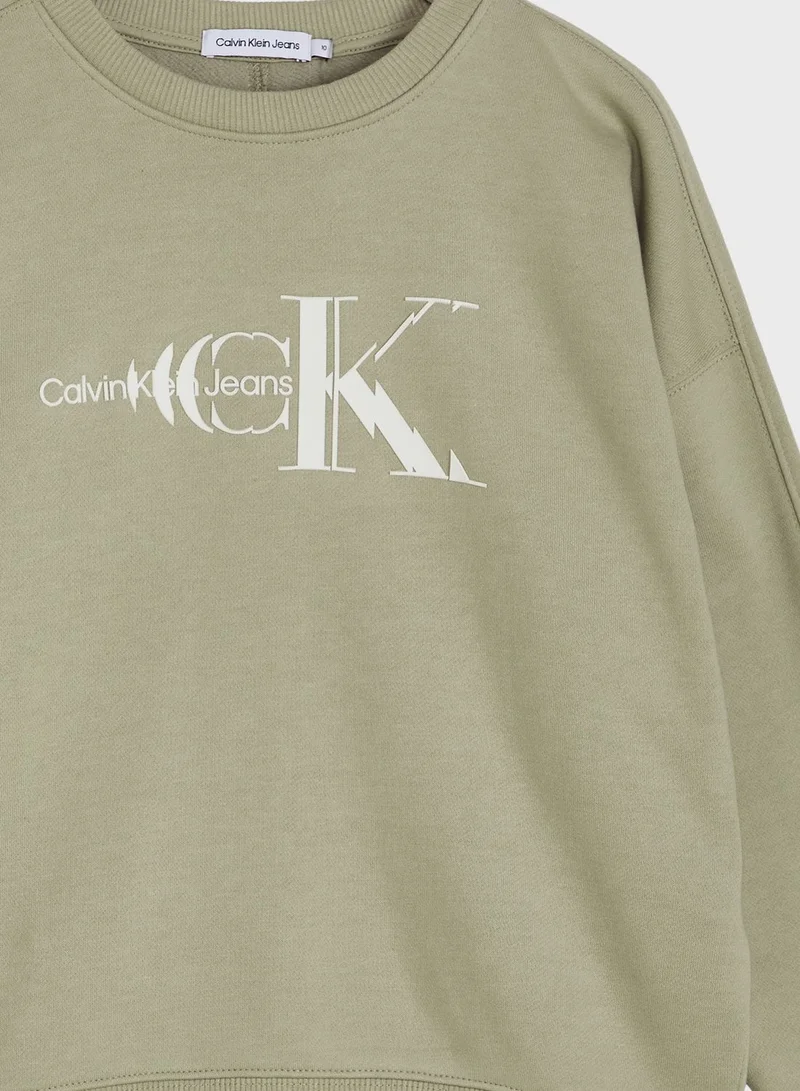 Calvin Klein Jeans Youth Monogram Sweatshirt