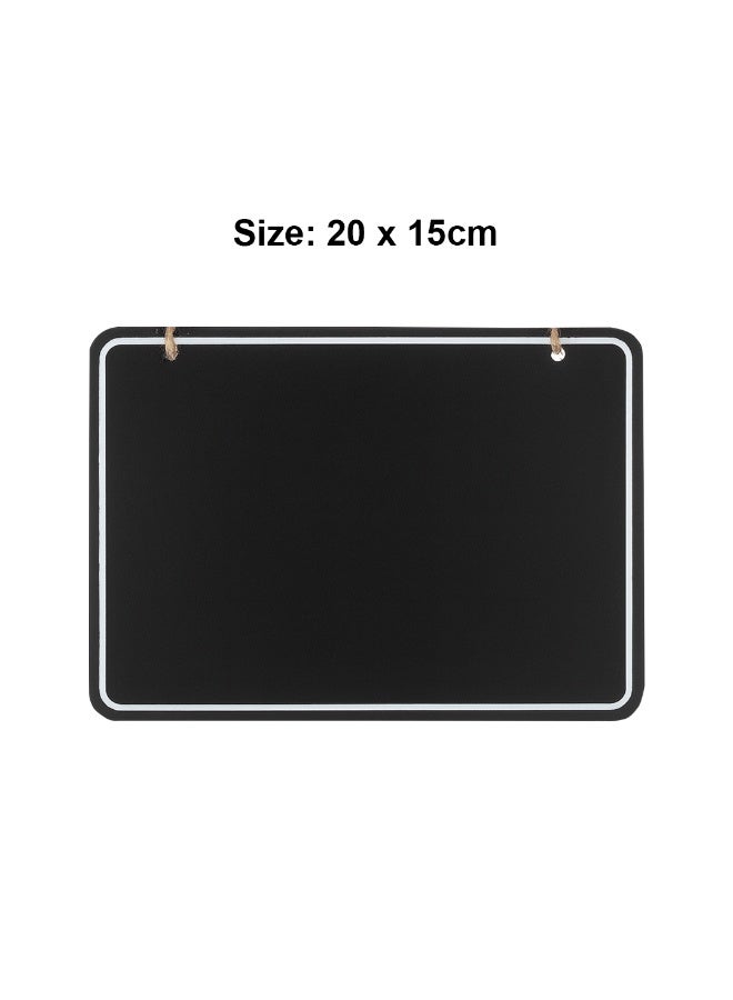 Habibi Party Wooden Blackboard Rectangular Hanging – 20 × 15 cm for Home Decor, Crafts & Event Display - Image 3