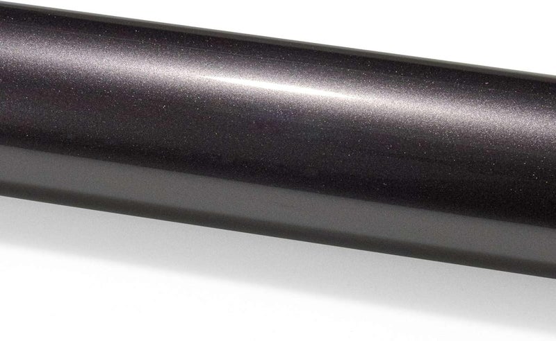 EZAUTO WRAP 12"x60" (قدم واحد × 5 أقدام) فيلم تغليف سيارات ذاتي اللصق من الفينيل فائق اللمعان المعدني باللون الرمادي كرونوس PET، تقنية إزالة الهواء الخالية من الفقاعات مع مجموعة الأدوات - Image 3