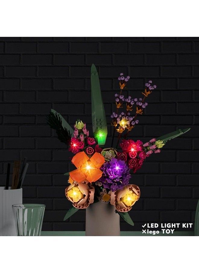 Vonado - Led Light Kit For Lego Flower Bouquet 10280 For Adults Artificial Flowers Lighting Compatible With Lego 10280 Botanical (No Lego Model) Creative Diy Home Décor Flowers Lego Lights - Image 1