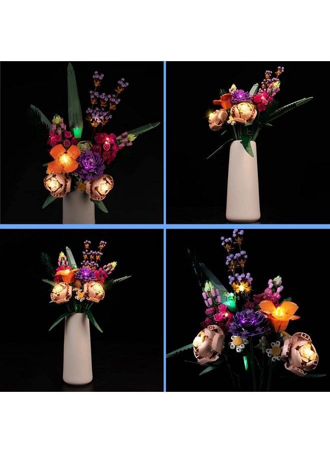 Vonado - Led Light Kit For Lego Flower Bouquet 10280 For Adults Artificial Flowers Lighting Compatible With Lego 10280 Botanical (No Lego Model) Creative Diy Home Décor Flowers Lego Lights - Image 1