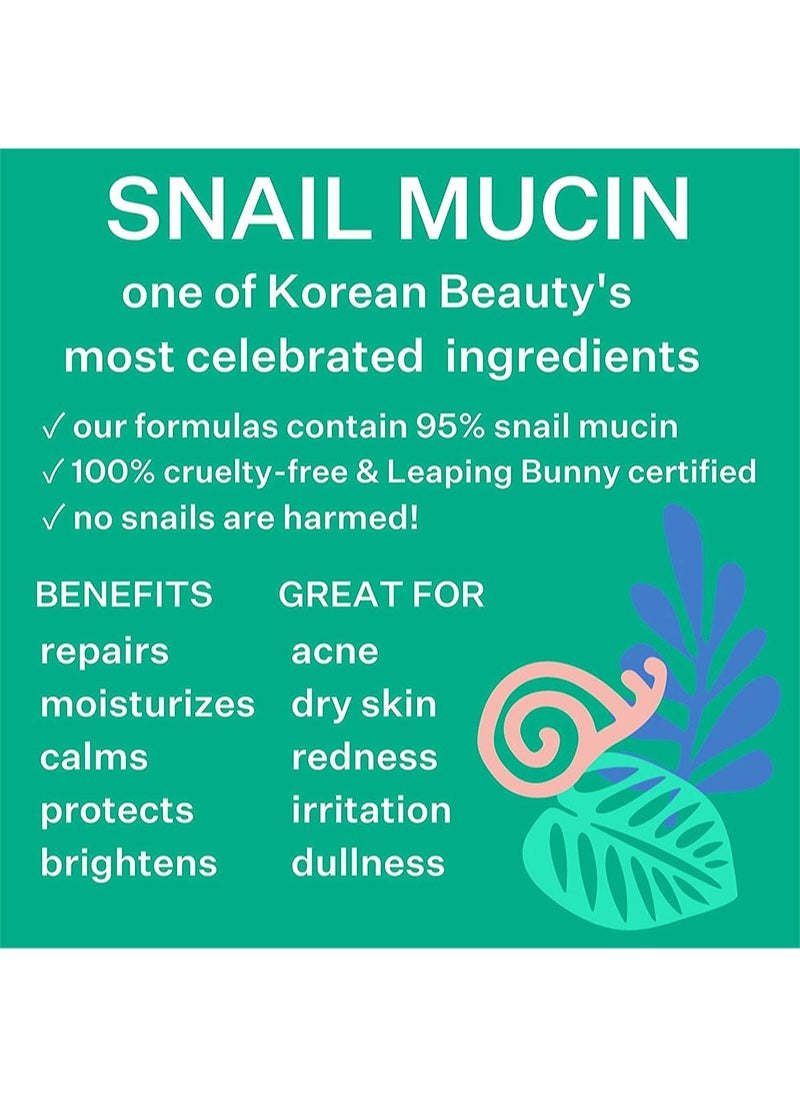 Snail Rescue Blemish Busting Toner | 95% Snail Mucus | Pore Cleanser | Moisturising and Balancing | CICA | Hyaluronic Acid | Non-comedogenic | Non-irritating| 100ml