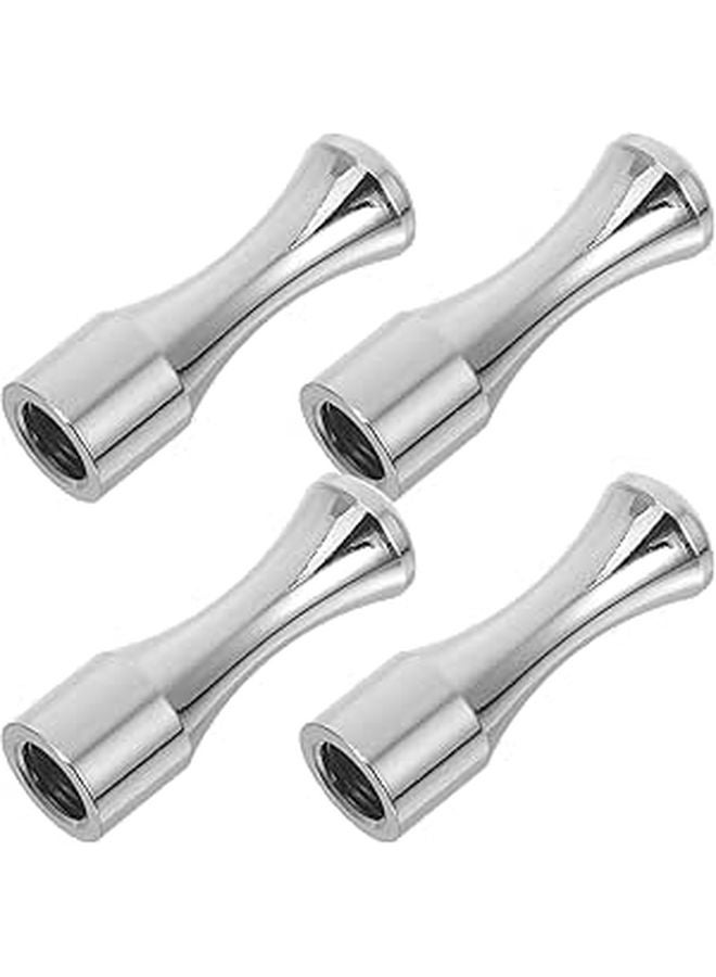 Wall Mounted Coat Hooks Heavy Duty Bright Copper Finish 14x45mm Set of 4 for Kitchen Bathroom - Image 1