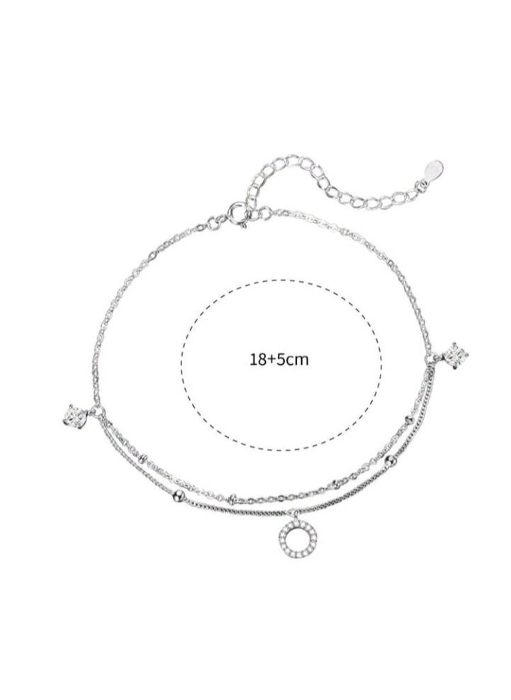 Jewelry For Life - Pure 925 Sterling Silver Anklet For Women - Image 1