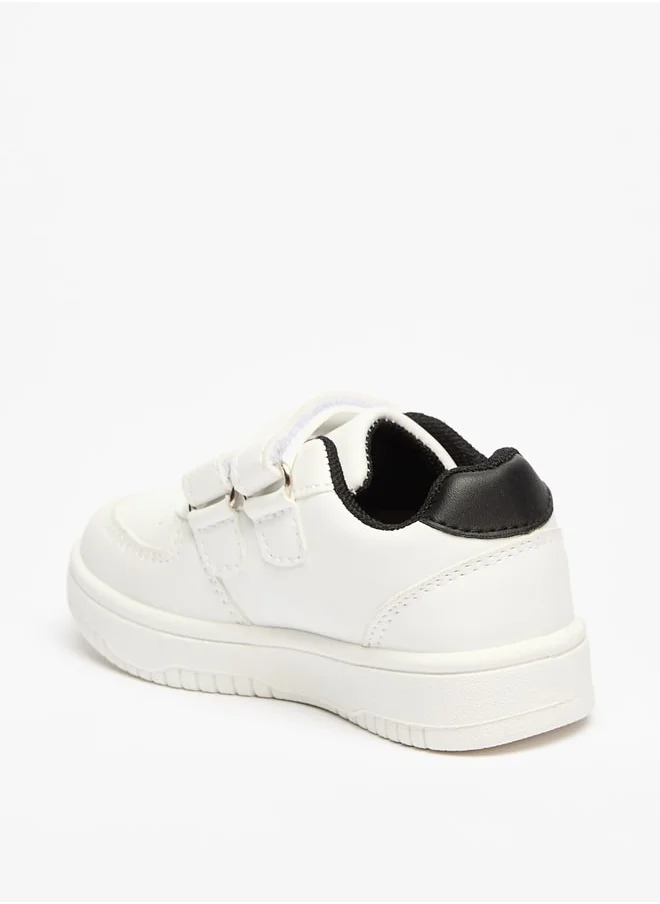 LBL by Shoexpress Boys Panelled Sneakers with Hook and Loop Closure