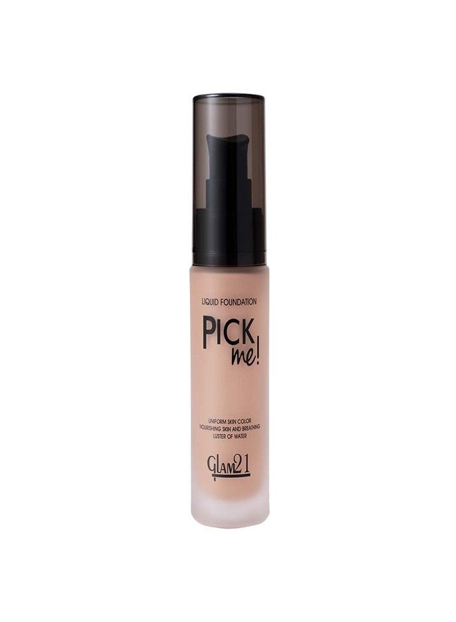Glam 21 Glam21, Pick Me! Matte Foundation for Non-sticky Instant Spotless Glow with Long Day Matte Coverage | Increase Skin Breathability | F6514, Shade-03 - Image 2