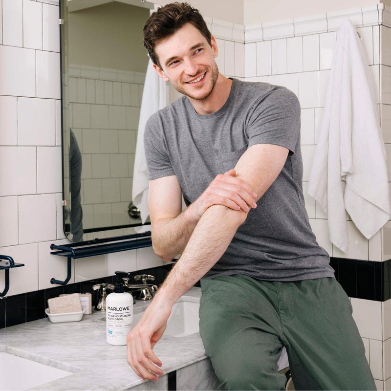 MARLOWE. No. 002 Body Lotion 15 oz Pump, Original, Revitalizing Dry Skin Lotion with Aloe Vera & Amino Acids, Hydrates & Nourishes, Lightly Scented - Image 4