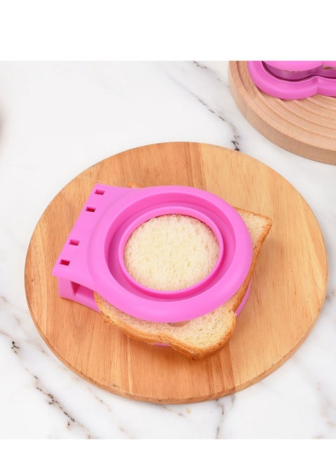 Bread Edge Cutter and Sandwich Maker Rounded Shape and Multicolour Randomly Assorted