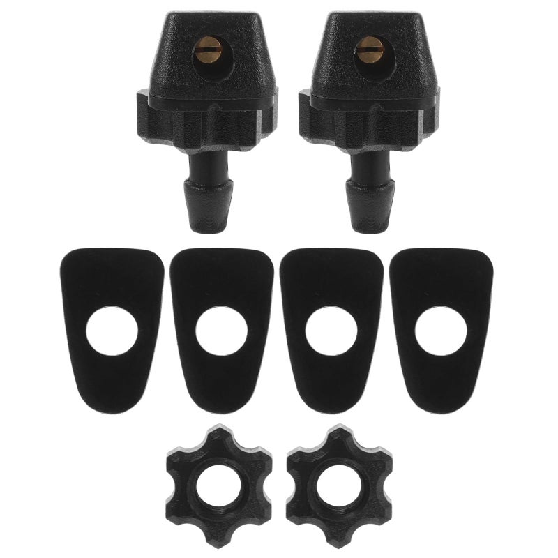 Car Windshield Washer Nozzles 2pcs Front Window Spray Jet Replacement For Most Vehicles - Image 2