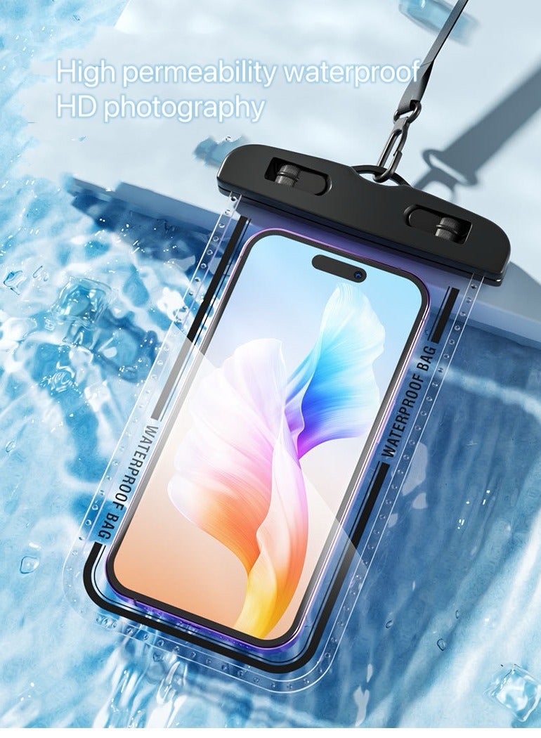 Universal Waterproof Phone Pouch Bag for Cellphone, Dry Smartphone Beach Swimming Waterproof Phone Case for Phone - Image 1