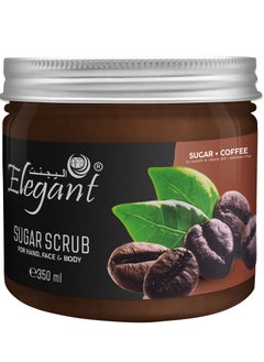 Elegant Elegant Nourishing Sugar Scrub – 350 gm – Sugar + Coffee  - Image 2