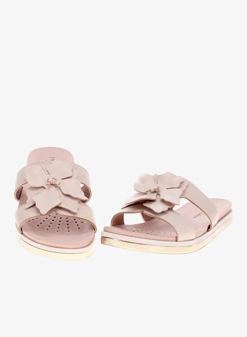 Modare Beige Flat Sandals for Women – Stylish Ladies Flat Sandals & Comfortable Flat Slippers for Women | Best Price UAE