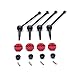 NORMICHIC RC Car CVD Drive Shaft and 12MM Wheel Hub Hex for WLtoys 114 144010 14400102 112 Scale RC Model Upgrade Parts Red - Image 3