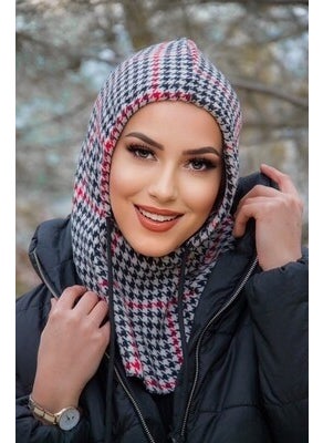 Aişe Tesettür Aisha Hijab Laced Hooded Bonnet  - Image 1