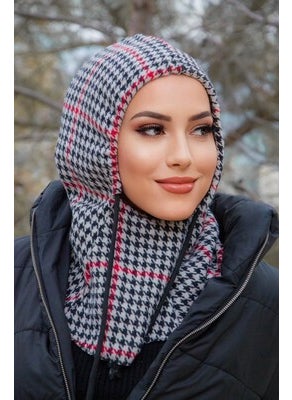 Aişe Tesettür Aisha Hijab Laced Hooded Bonnet  - Image 3
