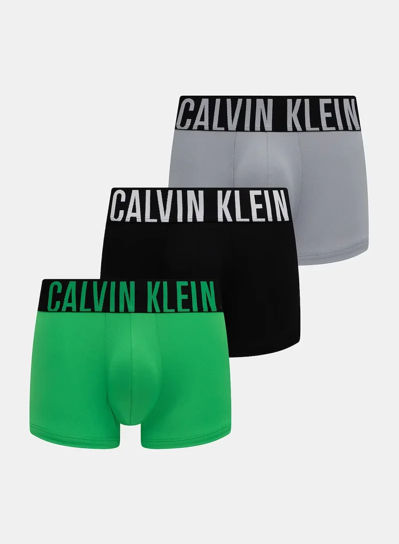 CALVIN KLEIN Intense Power Micro Low Rise Trunk - 3 Pack