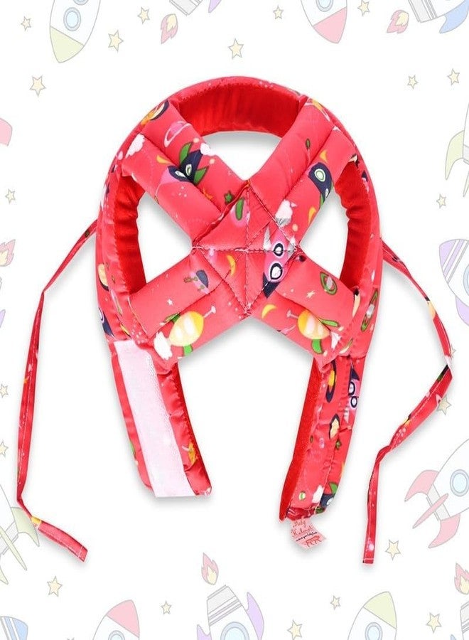 DAGDIYA Baby Safety Helmet | Infant Toddler Head Protector for 6-18 Months | Adjustable Baby Helmet | Child Safety Protective Cap for Crawling & Walking | Head Guard (Red) - Image 3