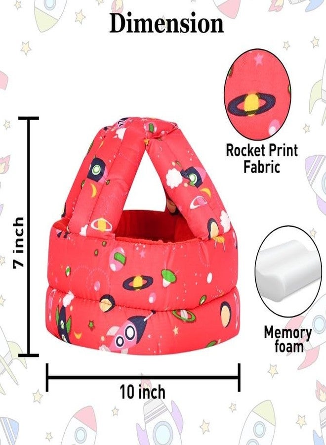 DAGDIYA Baby Safety Helmet | Infant Toddler Head Protector for 6-18 Months | Adjustable Baby Helmet | Child Safety Protective Cap for Crawling & Walking | Head Guard (Red) - Image 5