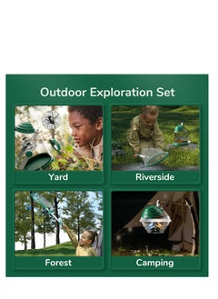 KASTWAVE Kids Explorer Kit, Bug Catcher Kit for Kids, Outdoor Exploration Set with Backpack, Butterfly Net, Magnifier, Insect Exploration Toy Set, Educational Nature Exploration Toys Gift for Boys Girls  - Image 4