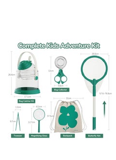 KASTWAVE Kids Explorer Kit, Bug Catcher Kit for Kids, Outdoor Exploration Set with Backpack, Butterfly Net, Magnifier, Insect Exploration Toy Set, Educational Nature Exploration Toys Gift for Boys Girls  - Image 5