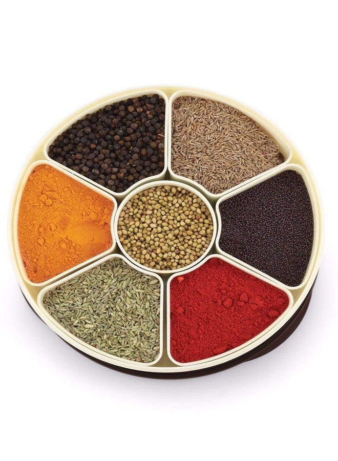 Vendere Masala Rangoli Box (Dabba) - 7 Sections, 1000ml, Assorted Colour (Multicolour). - Image 2