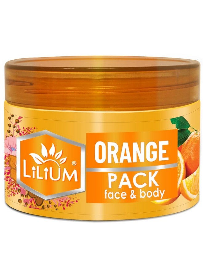 LILIUM Orange Face Pack, 250Gm | Enriched With Natural Extract & Brightening Skin And Glowing Face - Image 1