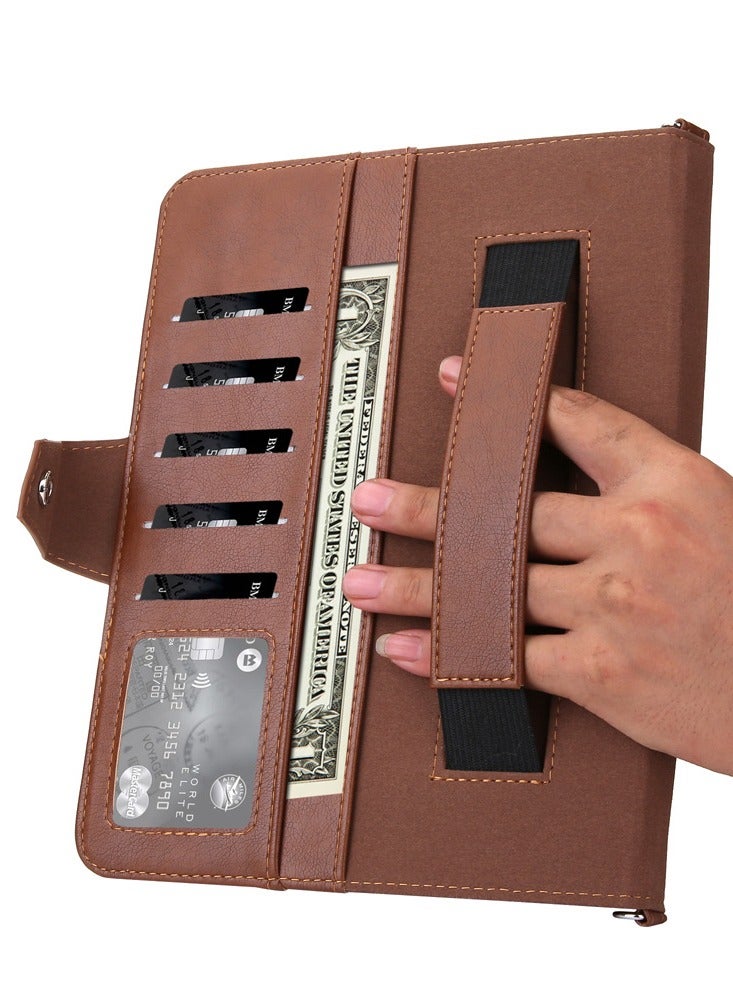 عام غطاء آيباد ميني 6 مع حزام - للجيل السادس 2021 مقاس 8.3 بوصة، مع جيب لحمل القلم وحزام كتف، مناسب للاستخدام الخارجي والنقل - Image 3