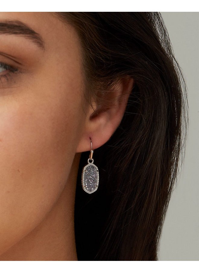 Kendra Scott - Lee Drop Earrings For Women, Fashion Jewelry, Gold-Plated, Iridescent Drusy - Image 1