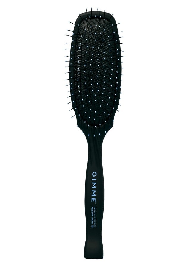 Gimme Beauty - Medium Hair Brush - Damage-Free Detangling Hair Brush for All Hair Types - Soft Bristle Brush with Anti-Static & Heat Resistant Nylon Bristles - Image 1