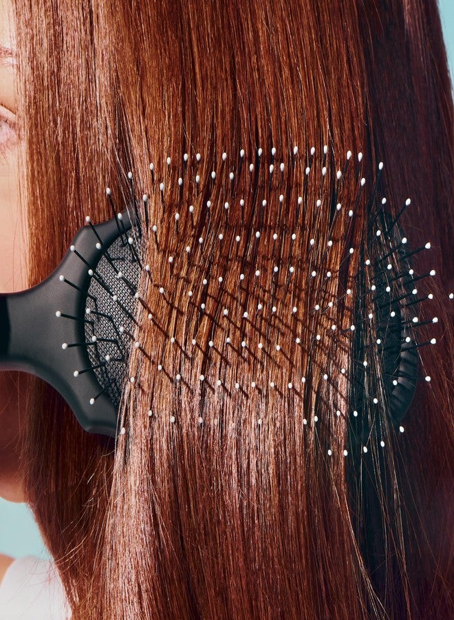 Gimme Beauty - Medium Hair Brush - Damage-Free Detangling Hair Brush for All Hair Types - Soft Bristle Brush with Anti-Static & Heat Resistant Nylon Bristles - Image 5