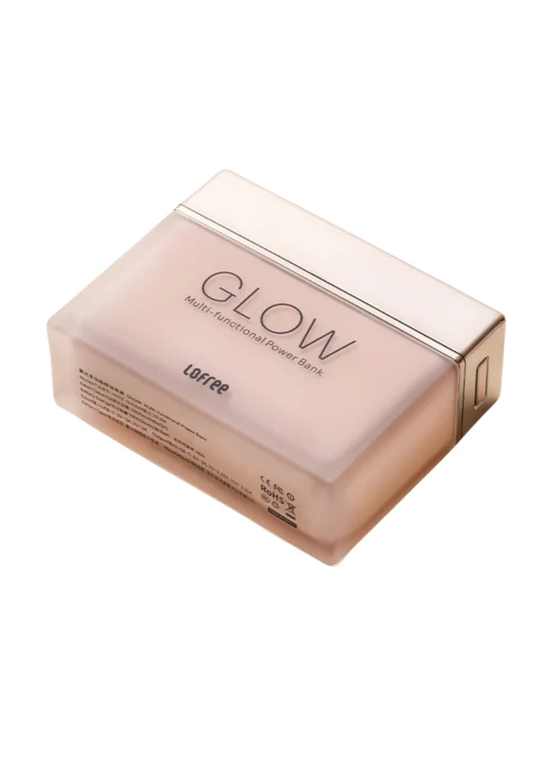 LOFREE Glow compact Power Bank 10000mAH, up to 22.5W USB fast charging, LED Light effects, Air Travel Friendly, 8 point safety system, Blazing Hour color - Image 2