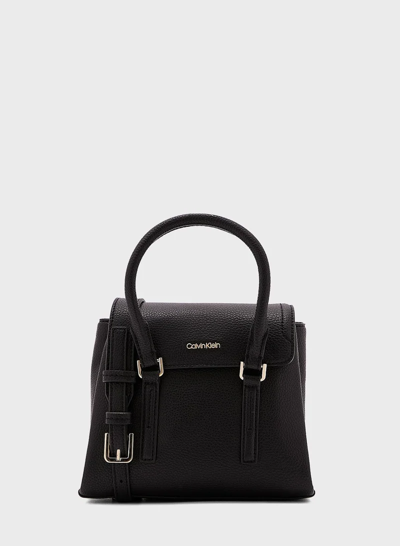 CALVIN KLEIN Elevated Flap Over Satchel