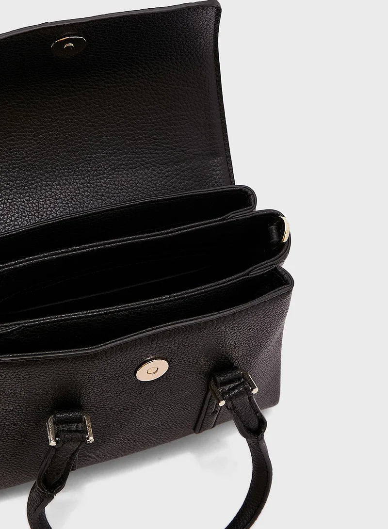 CALVIN KLEIN Elevated Flap Over Satchel
