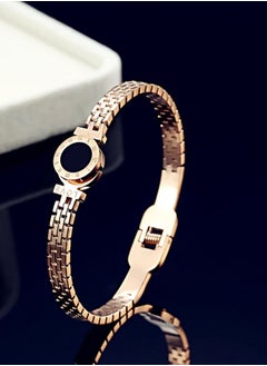 Stainless Steel Bracelet with A Watch-Shaped Design for Women