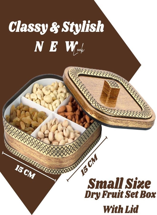 Nabhya Plastic Dry Fruit Container with Tray Set with Lid & Serving Tray, Storage Container Box 100% Air-Tight - 500 ml Plastic Grocery Container (Small) - Image 3