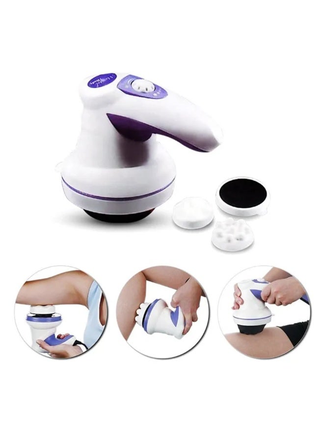 جهاز تدليك الجسم الكهربائي لحرق الدهون JS-113 مع خاصية التذبذب، جهاز لتقوية عضلات الأنسجة العميقة والاسترخاء مع 6 مستويات سرعة ورؤوس تدليك قابلة للتبديل - Image 1