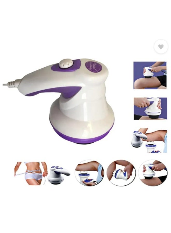 جهاز تدليك الجسم الكهربائي لحرق الدهون JS-113 مع خاصية التذبذب، جهاز لتقوية عضلات الأنسجة العميقة والاسترخاء مع 6 مستويات سرعة ورؤوس تدليك قابلة للتبديل - Image 5