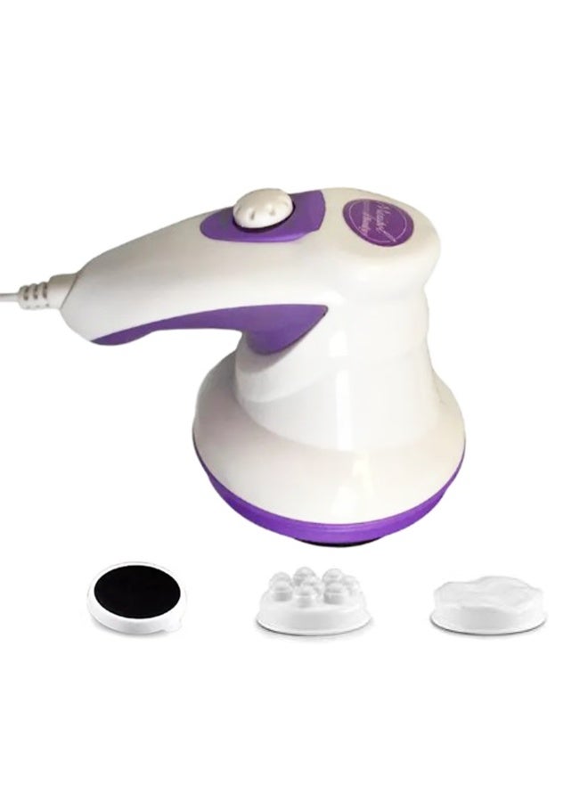 جهاز تدليك الجسم الكهربائي لحرق الدهون JS-113 مع خاصية التذبذب، جهاز لتقوية عضلات الأنسجة العميقة والاسترخاء مع 6 مستويات سرعة ورؤوس تدليك قابلة للتبديل - Image 4