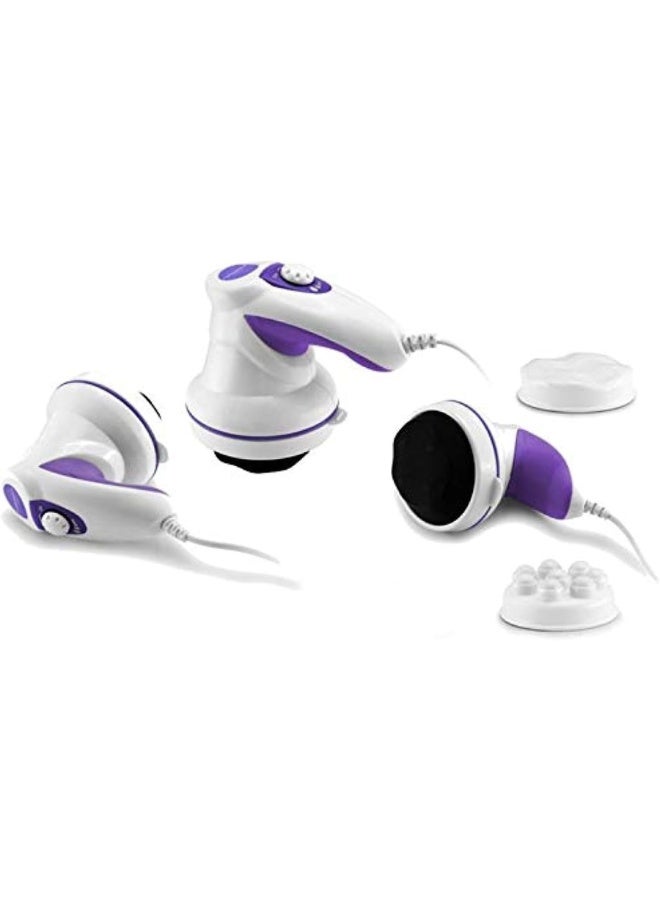 جهاز تدليك الجسم الكهربائي لحرق الدهون JS-113 مع خاصية التذبذب، جهاز لتقوية عضلات الأنسجة العميقة والاسترخاء مع 6 مستويات سرعة ورؤوس تدليك قابلة للتبديل - Image 2