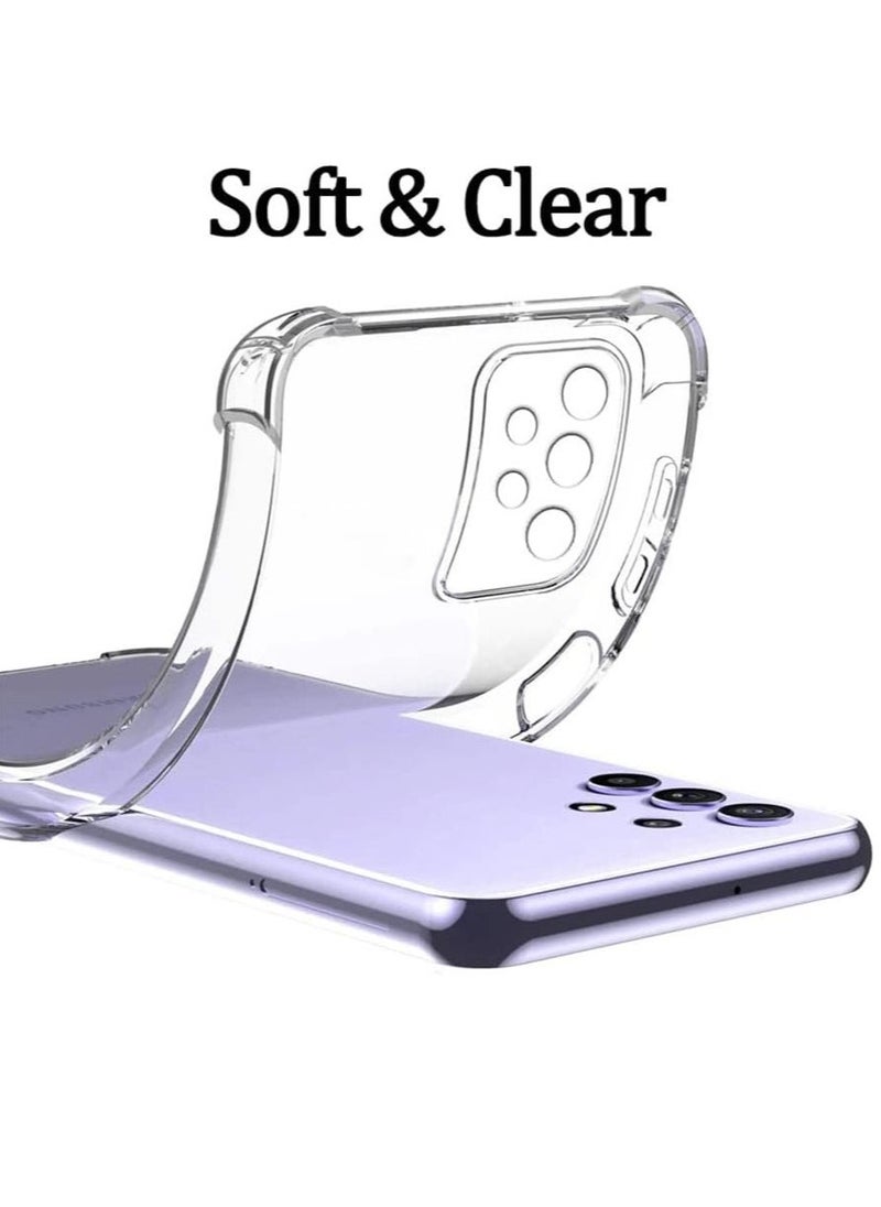 Raxoom Samsung Galaxy A33 5G Case Cover Protective Shock Absorption Bumper soft Transparent Case (Clear) - Image 3
