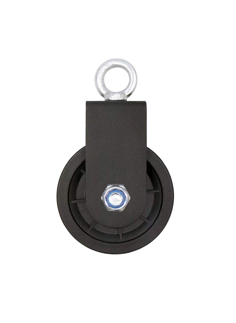 ماركة غير محددة 3.54 in/90 mm Cable Pulley 360 Degree Rotation Traction Wheel for LAT System DIY Attachment Lifting Blocks,hoists,Ladder Lift, Gym Equipment, Home Projects, Clothesline, Shop Lifts  - Image 1