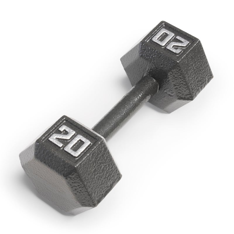 Marcy 20lb Cast Iron Hex Dumbbell Single IV2020
