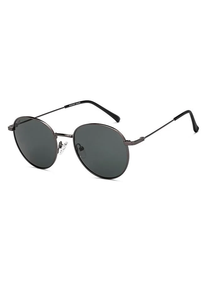 VINCENT CHASE Full Rim Round All-Time Hits Branded Latest And Stylish Sunglasses Polarized And 100% UV Protected Unisex Medium VC S13137