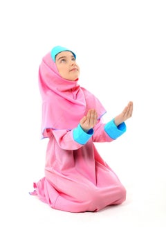 إلانيسا  طقم صلاة للفتيات لون فوشي  - Image 3