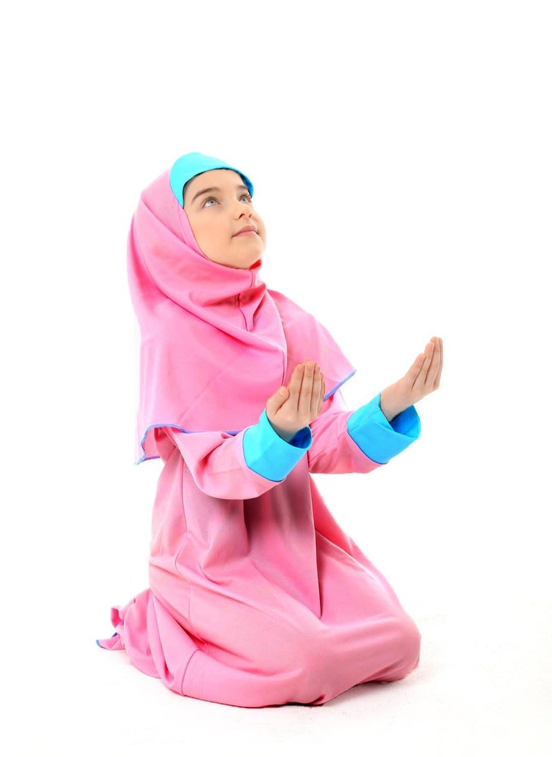 Elanesa  - Prayer Set For Girls Fuchsia Color - Image 1