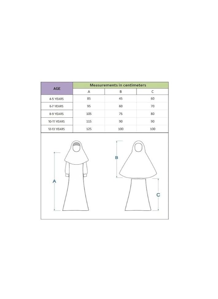 Elanesa  - Prayer Set For Girls Fuchsia Color - Image 1