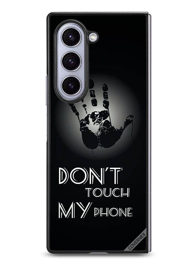 Covernex Samsung Galaxy Z Fold6 Protective Case Cover Don't Touch My Phone Hand - Image 1