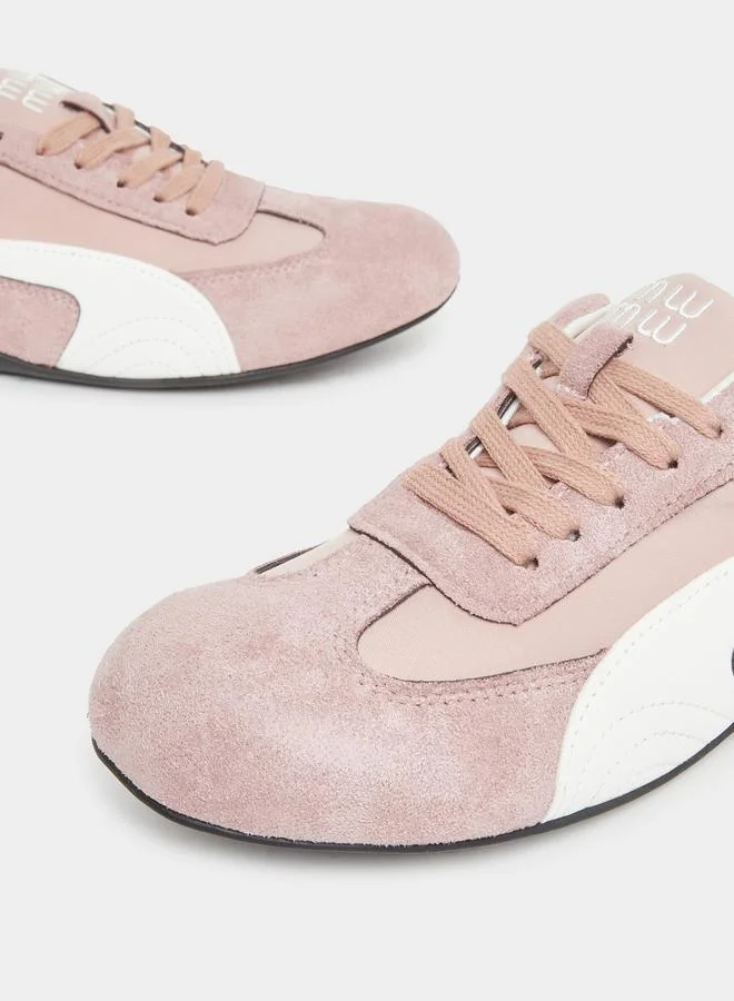 Styli Styli Color Block Lace Up Sneakers