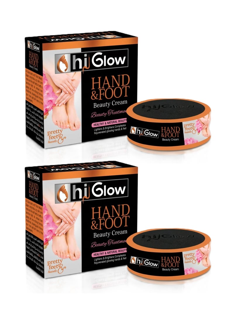 Higlow Hi Glow Hand & Foot Beauty Cream - Pack of 2 - Image 1